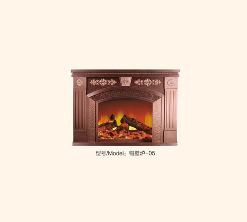 铜壁炉05